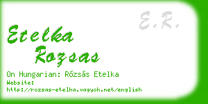 etelka rozsas business card